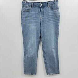1822 Denim Women's Straight Leg Jeans - Light Blue